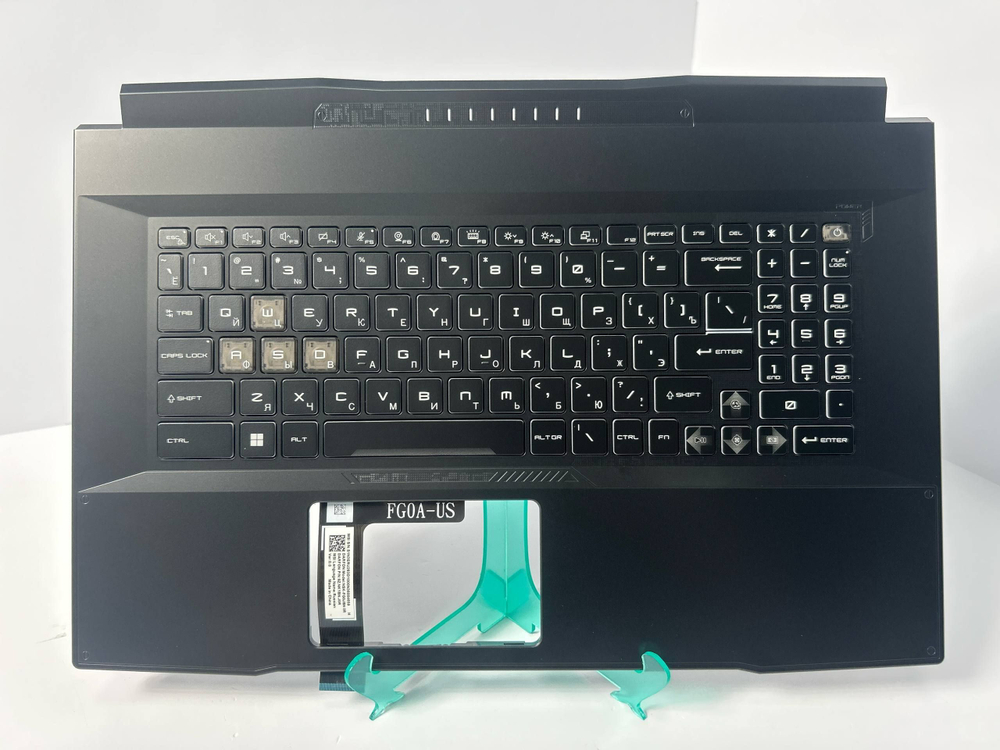 Верхняя панель с клавиатурой (топкейс) для ноутбука MSI Katana 17 B12UCR (957-17L541E-C14)