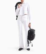 Женские джинсы Emporio Armani J47 Mid-Rise с клёшем из эластичного денима