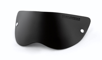 Черная плотная кожаная маска на глаза (Цвет: черный)