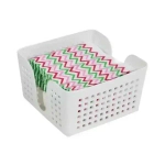 Салфетница Лофт 15 см квадратная (белый)