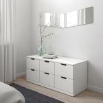 Комод - IKEA NORDLI/НОРДЛИ ИКЕА, 47х120х54 см, белый
