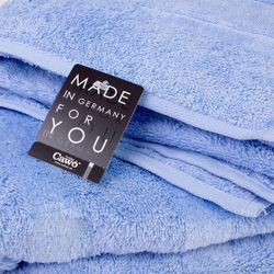 Полотенце 50x100 Cawo Noblesse 1002 голубое