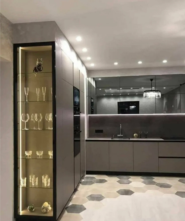 Примеры современных кухонь в дизайне из интернета