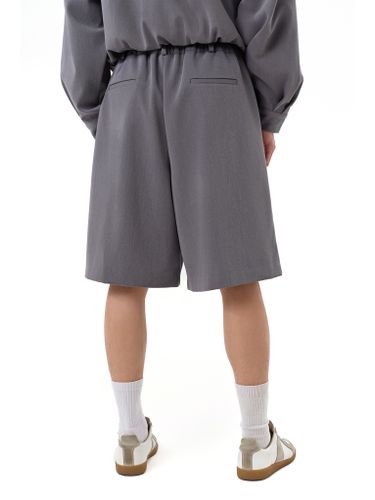 Серые классические шорты-бермуды Votus с защипами