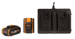 Комплект WORX WA3611: Двойное зарядное устройство WA3883