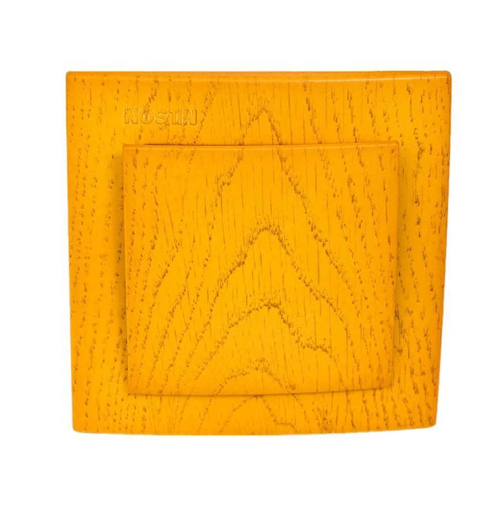 Выключатель 3-кл Nilson Touran Орех