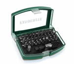 Биты для шуруповертов FAVOURITE FAV 32 SETS , в кейсе 32 предмета: 30 бит (25 мм), переходник для торцевых головок (25 мм), адаптер с быстрозаж. патрон. 60 мм.