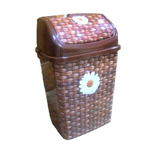 Ведро для мусора "Камелия", №3 18 л ПЛЕТЕНКА коричневый РП-1013