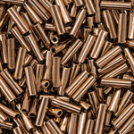 Японский бисер TOHO Bugle (стеклярус) 6mm (№221), металлизированный, непрозрачный глянцевый