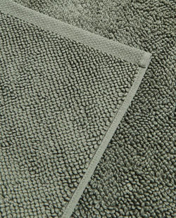 Zara Home - Гладкий нескользящий коврик для ванной, зеленый, 50x70 см