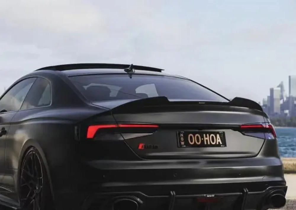 Карбоновый спойлер для AUDI RS5 & S5 A5 S-LINE & A5 B9 B9.5 2017-2025+ Ауди обвес