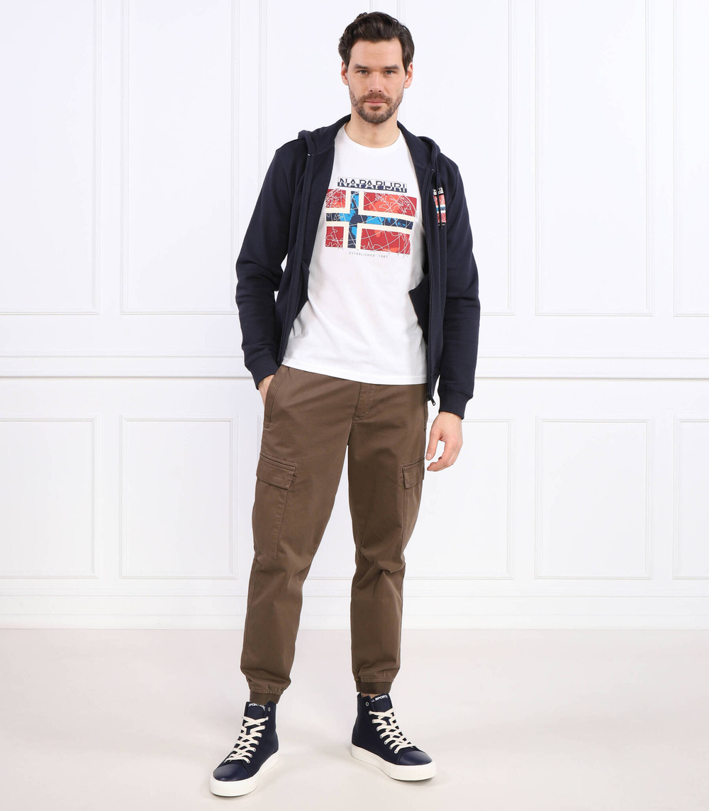 футболка s-guiro Napapijri - белый(NP0A4H22)