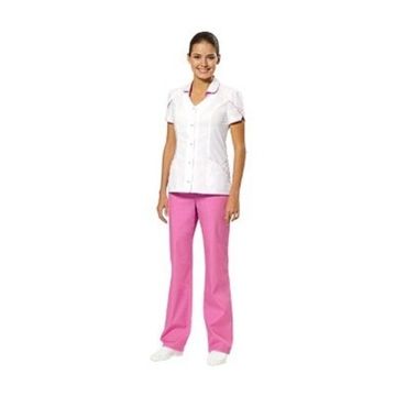 Костюм женский "Вдохновение" ( белый/св.малиновый)