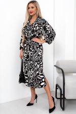 Платье Делиса (белый/черный) Р11-1191/2 Nikol