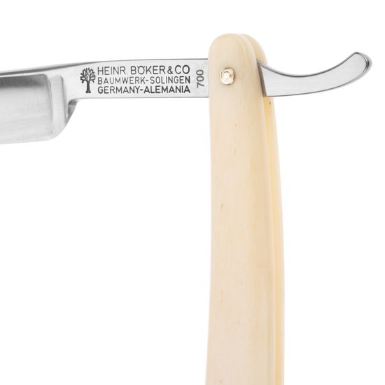 Опасная бритва H. Böker & CO Extra Hollow Ground Elfenbein 4/8