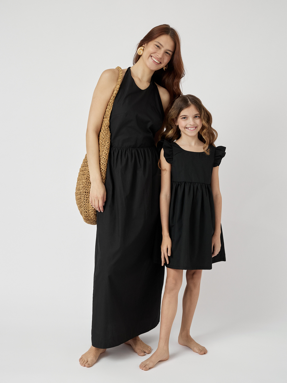 Сарафан макси с открытой спинкой