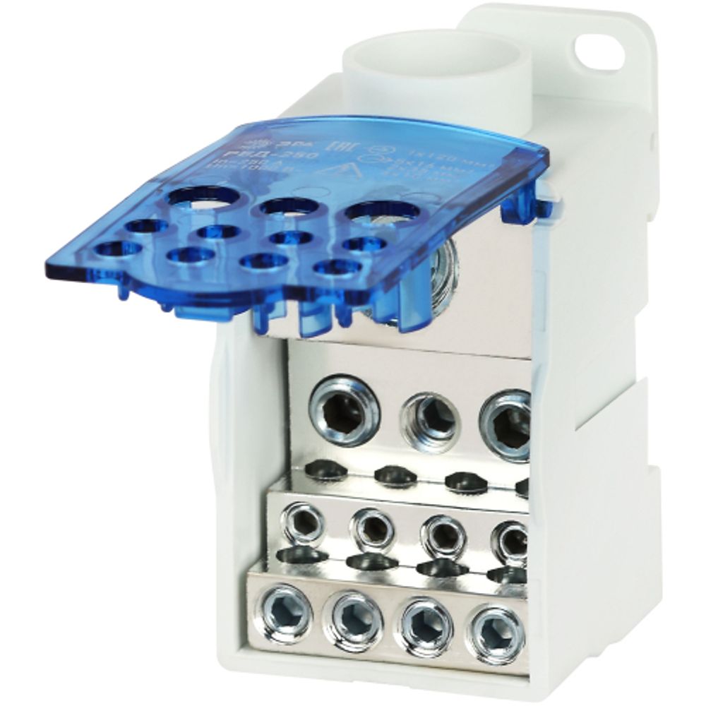 Распределительный блок на DIN-рейку ЭРА NO-122-42 РБД-250А