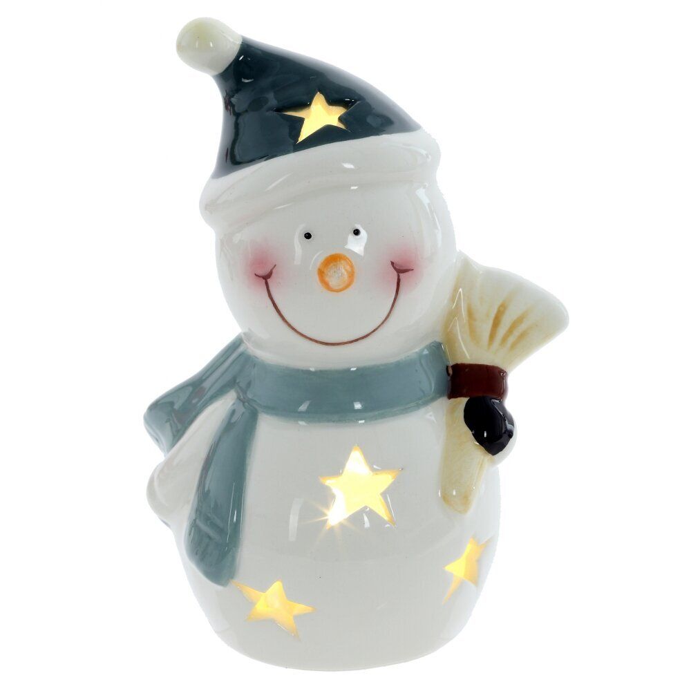 GAEM Фигурка декоративная "Снеговик" с подсветкой (LR44x2), L8 W6,5 H12 см