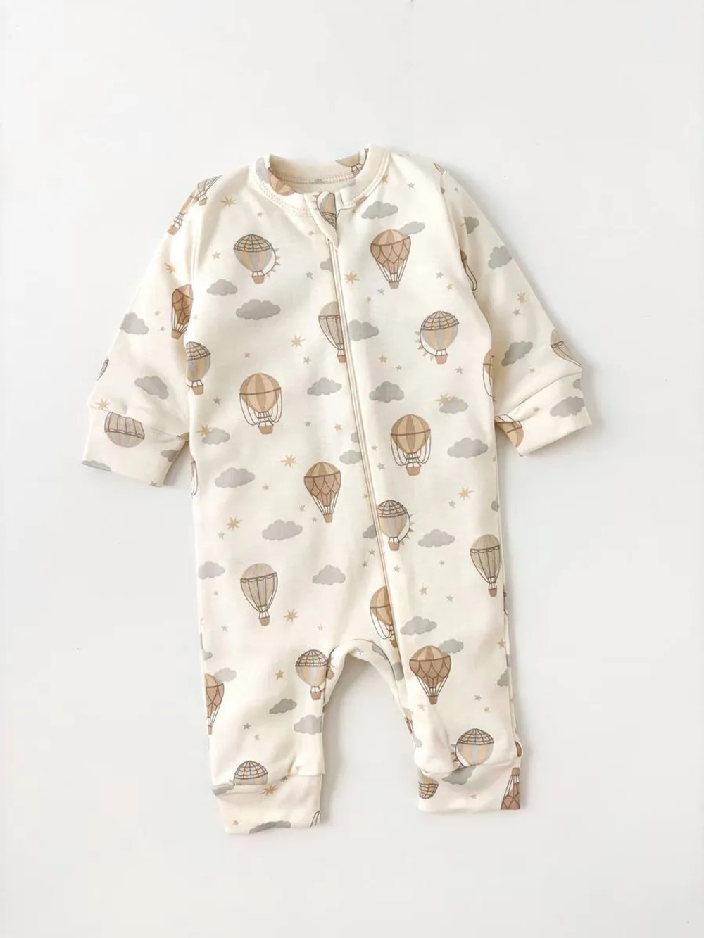 Комбинезон нательный "Облака" с манжетом