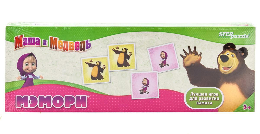 Мэмори "Маша и Медведь" (Степ пазл)