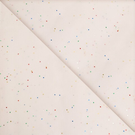 Бумага упаковочная тишью, «Конфетти», белая, 50×66 см, 9618335