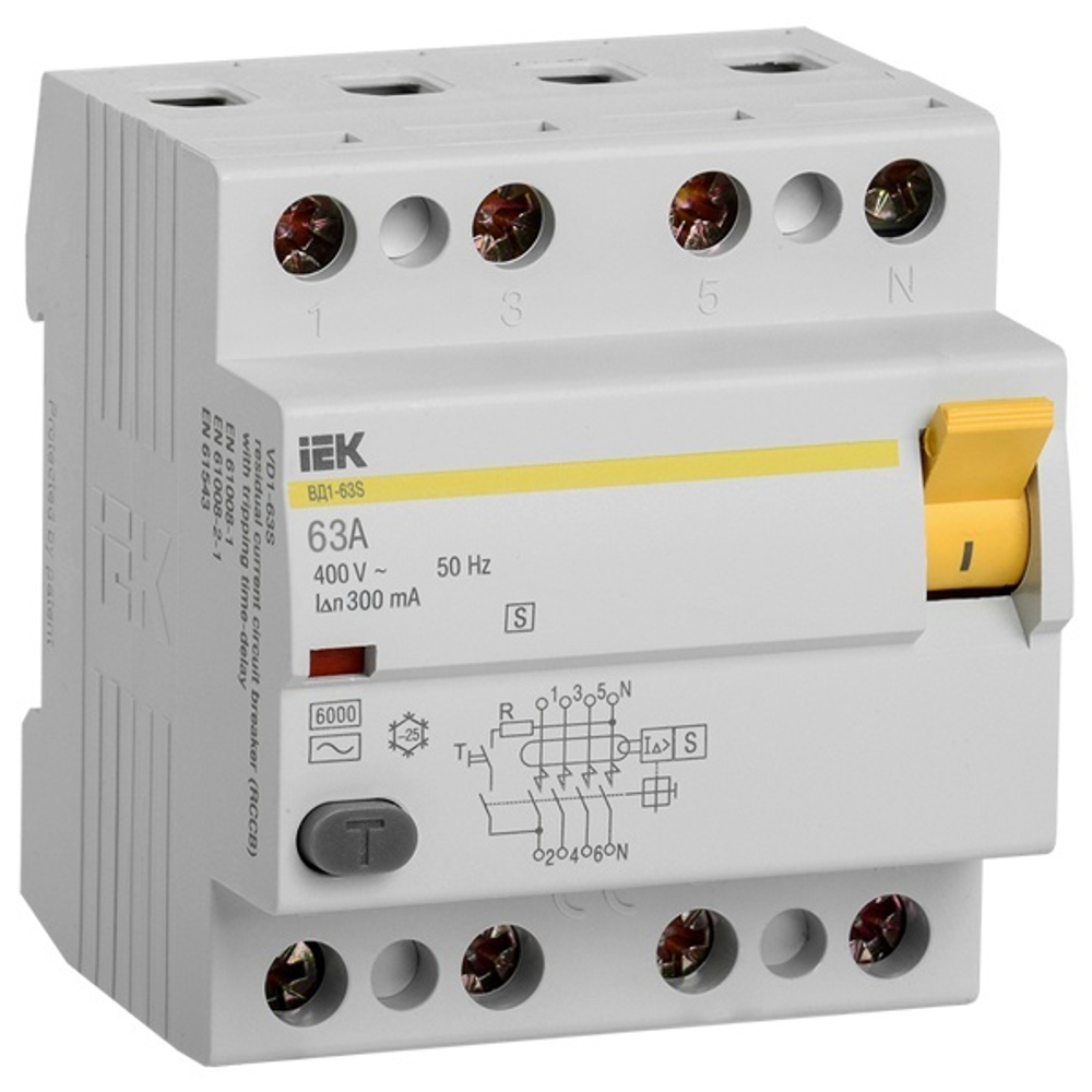 УЗО  IEK MDV12-4-063-300