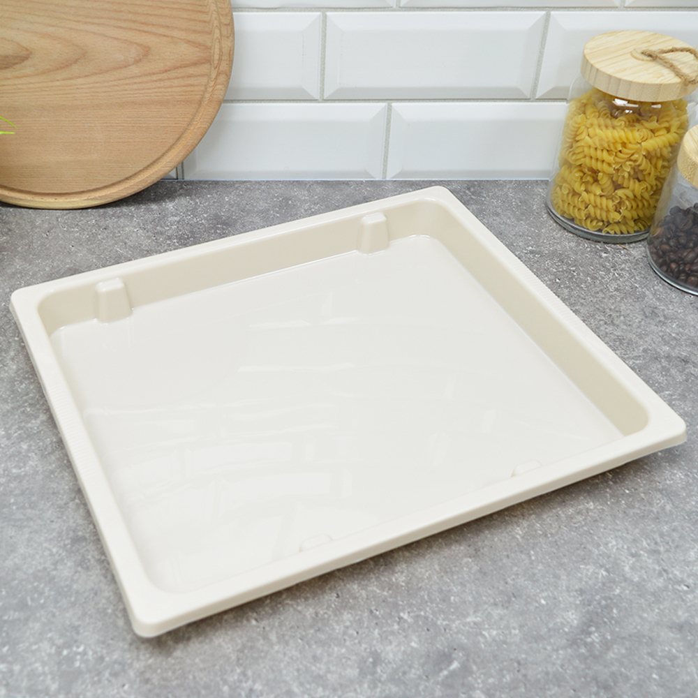 Набор подносов для заморозки пельменей 360*310*35мм (бежевый)