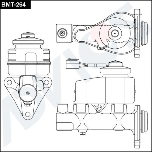 Главный тормозной цилиндр BMT264