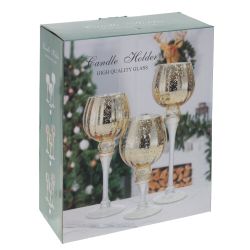 GAEM Набор из 3-х подсвечников, L30 W11 H30 см