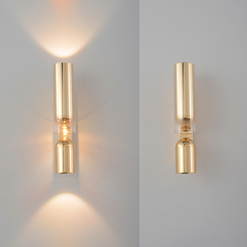 Настенный светодиодный светильник Crystal Lux VENTO AP15W LED GOLD