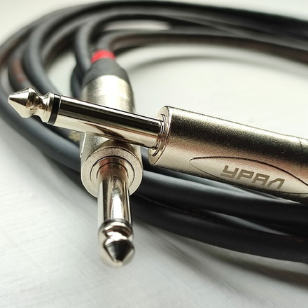 M302-005 Кабель Симфония ПРО микрофонный экранированный JACK-JACK MONO (6.3mm) сечением 2х0.2мм2. Длина 5м (1шт.)