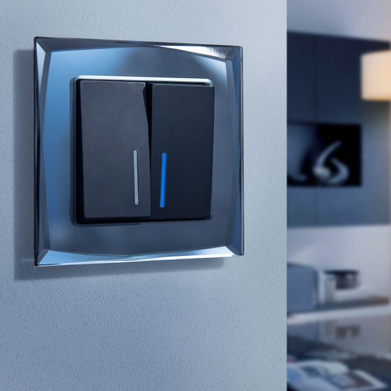 Рамка на 1 пост Werkel Diamant черный W0011208 4690389158797