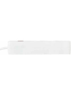Удлинитель Sonnen Psw-303, 3 розетки c заземлением, выключатель 10 А, 3 м, белый