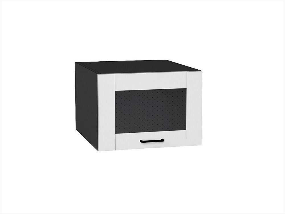 Шкаф верхний горизонтальный остекленный глубокий Лофт