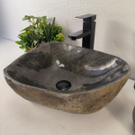 Каменная раковина из речного камня RS-05461 (42*36*15) 0861 из натурального камня