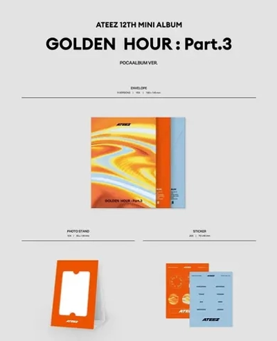 Альбом ATEEZ - GOLDEN HOUR : Part.3 [Pocaalbum ver.]