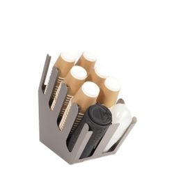 Станция диспенсер для кофейных аксессуаров 31*21*40 см нерж. P.L. Barbossa