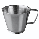 Кувшин мерный «Проотель»;сталь нерж.;0,5л;D=123,H=95мм;серебрист. (Цвет: серебристый)