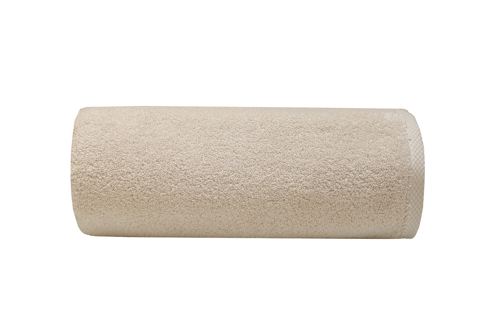 Полотенце 100х150 Garda Decor Соло кремовое