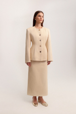 Юбка миди из денима