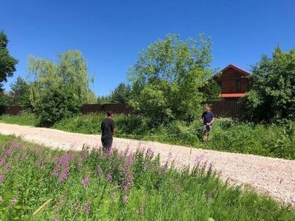 Проведена разметка въездной группы