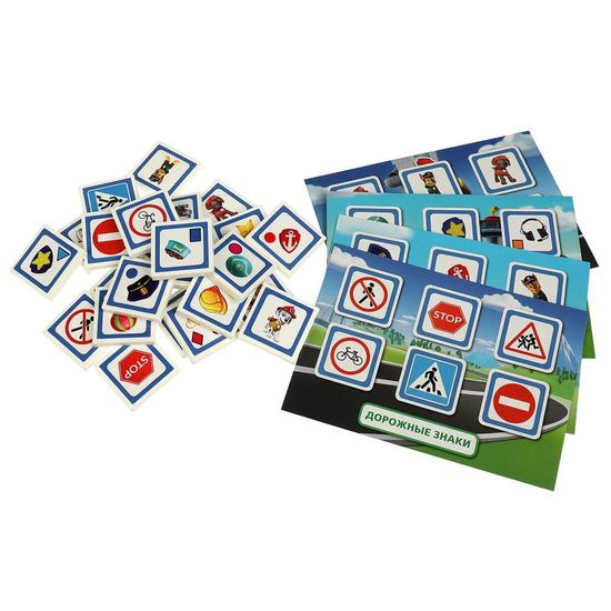 IQ-лото. Суперщенки. 24 пластиковые фишки. Коробка 138*189*32мм. Умные игры