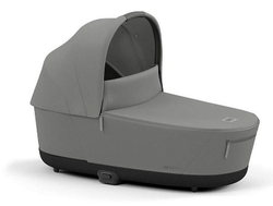 Коляска Cybex Priam IV Chrome Brown complete и автокресло Cloud G i-Size Almond Beige Plus 3 в 1 Mirage Grey