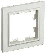 BRITE Рамка 1-местная РУ-1-БрКр бежевый IEK