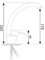 Смеситель GranAlliance G-4 матовый