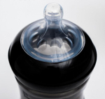 4780610 Бутылочка для кормления, 260 мл., широкое горло, цвет черный   4780610