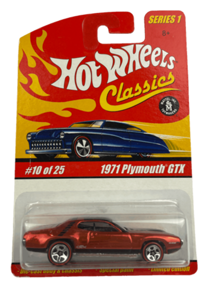 Hot Wheels Classics Series 1: 1971 Plymouth GTX (Red) (#10 of 25) (2005)