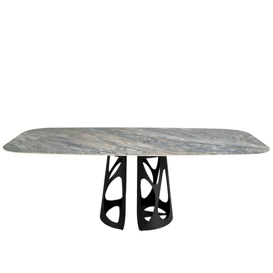 Овальный обеденный стол 1136/DT959 из мраморной керамики Испания 