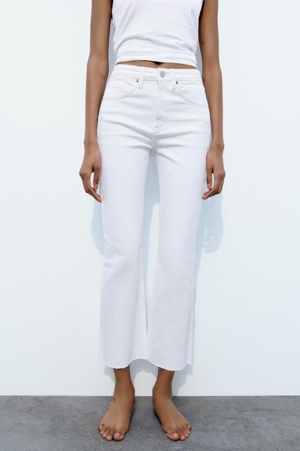 Zara cropped flare shop