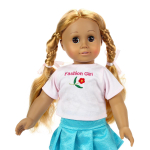 Кукла классич. KING TIME "Девчонка с косичками" (45 см, аксесс.)